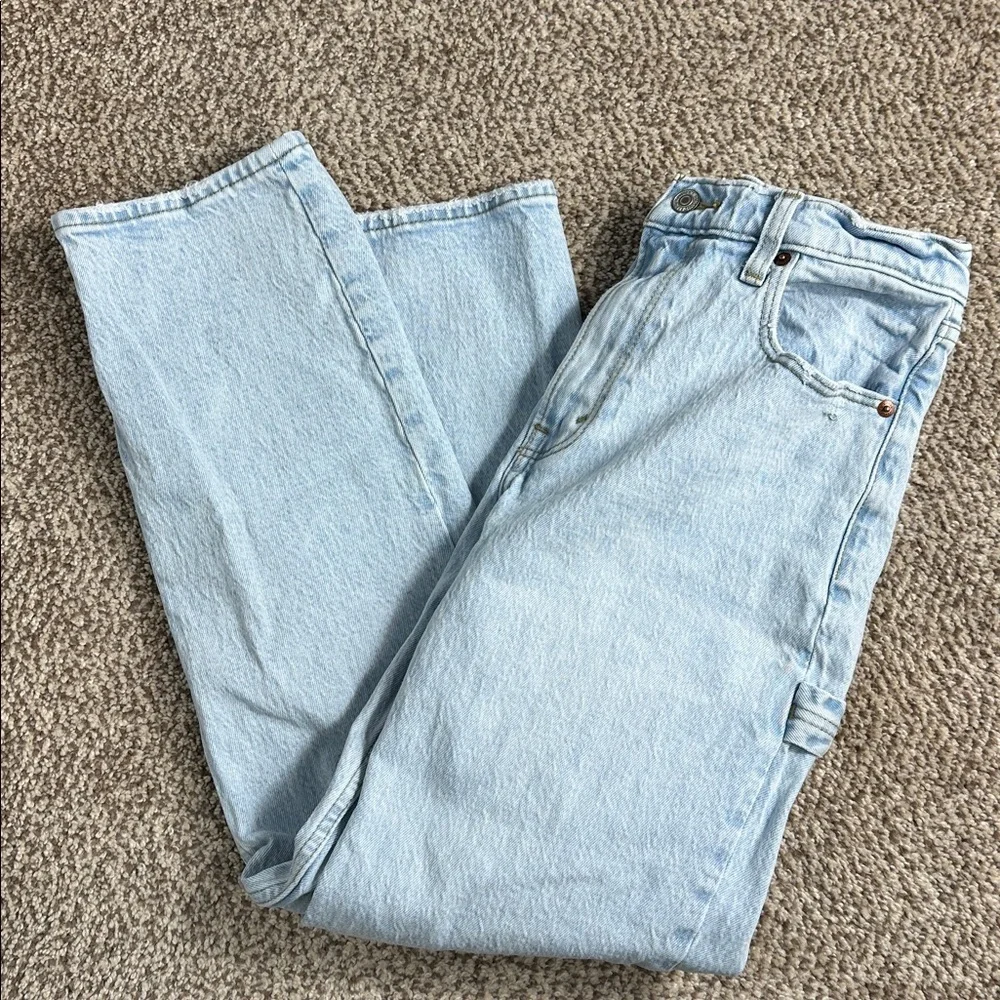 Abercrombie & Fitch the 90s straight ultra high rise Jeans cargo